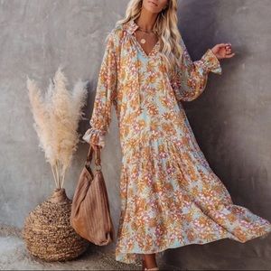VICI floral Maxi Dress